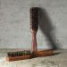 GAINWELL Men's Wild Boar Bristle Hair Brush - Stiff Bristles | Black Walnut Wooden Handle - Buy Online on GoSupps.com