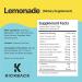 Kickback Morning Boost Lemonade 10 Pack Electrolyte Hydration Beverage with Electrolytes & Vitamins for Enhanced Energy & Focus Innovative Proprietary Drink for Liver & Gut Support - Buy Online on GoSupps.com
