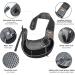 Cuby Pet Carrier for Small Dogs & Cats - Safe Breathable Mesh Travel Bag with Adjustable Strap (Black Medium) | International Shipping - Buy Online on GoSupps.com