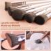Beakey 12-Piece Professional Makeup Brush Set | Ros Gold Face & Eye Brushes for Powder Cream Foundation & Eyeshadow - Buy Online on GoSupps.com