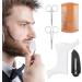 Beard Shaping Template Easy Use Stainless Steel Material Meet Different Demands Beard Styling Tool Set for Shape Cheek Line for Shape Neck Line - Buy Online on GoSupps.com