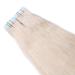Tape In Hair Extensions - Gray 40cm | 100% Remy Real Hair | Adhesive Tape | 50 Bricks (4cm Wide) | Novon Hair Extensions - Buy Online on GoSupps.com