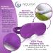 NOLAVA 100% Pure Mulberry Silk Sleep Eye Mask - Luxe Silk Cover for Women, Men, Moms - Purple | Gel Eye Mask | Warm Compress | Cooling Gel Pack | Adjustable Silk Band - Buy Online on GoSupps.com
