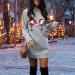 Women's Christmas Hoodie Sweatshirt - Cartoon Sexy Party Dress Tops for Autumn/Winter - XL Gray - Buy Online on GoSupps.com