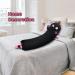 Mewaii 51in Long Cat Plush Pillow - Cute Stuffed Animal Squishy Toy for Kids - Pink & Black Cat Design - 51in/130cm - Buy Online on GoSupps.com
