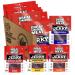 Variety Flavour Beef Jerky Bulk Box: Original BBQ Teriyaki Sweet Heat Beef Jerky Bundle 10 x 68g Bags by Great Canadian Meat Meat Snacks Bulk Beef Jerky Box For Carnivores. Perfect For Snacking Gluten Free High In Protein Low In Fat