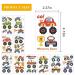 Monster Truck Birthday Party Temporary Tattoos - 42 Pieces, 10 Sheets of Big Cars & Finish Lines Stickers for Kids Girls Boys - Ideal Decorations & School Rewards - Buy Online on GoSupps.com