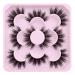 wiwoseo False Eyelashes Asian Makeup Manga Lashes Natural Wispy Fluffy Faux Mink Lashes Natural Volume Cosplay Lashes Korean Lashes 17MM Fake Eyelashes 5 Pairs Pack A-17MM