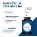 Magnesium Bisglycinate and Marin Vitamin B6 - High Dosage 300 mg - Fatigue Stress Sleep - 180 Vegetable Capsules 3 Months - High Assimilation Good Tolerance - Vegan Made in France Vitavea - Buy Online on GoSupps.com