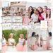63 Pcs Bride Proposal & Bridesmaid Gifts Set - Bridal Shower Cosmetic Makeup Flowers in White Green Silver - Buy Online on GoSupps.com