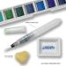 Jerry Q Art 24 Assorted Water Colors Travel Pocket Set with Refillable Water Brush - Easy to Blend Colors - Built-in Palette - Perfect for Painting On The Go (JQ-124) - Buy Online on GoSupps.com
