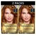 L'Oreal Paris Superior Preference Hair Dye Hair Color for Women 67 Light Auburn Hair Dye Permanent Hair Color 100% Grey Coverage 9 weeks of Luminous Fade-Defying 1 Hair Dye Kit (Pack of 2) (Packaging May Vary) Light Auburn Red