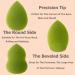 TCPENG Makeup Sponge for Blending Liquid Foundation Cream & Powder - Easy to Clean Super Soft & Non Latex Beauty Blender Concealer Applicator (3 Pack Avocado Green) - Buy Online on GoSupps.com