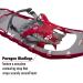 MSR Lightning Ascent Women's Snowshoes 25 Inch Pair - Raspberry - Buy Online on GoSupps.com