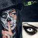Buy Colored Daily Contact Lenses - White Zombie Costume Lenses for Halloween & Cosplay (2 Pieces) - Buy Online on GoSupps.com