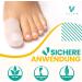 Premium Villkin Toe Cap Set - 8 Pieces for Big Toe | E-book Included | Prevent Bubbles & Calluses - International Shipping - Buy Online on GoSupps.com