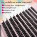 Fluffy Lash Clusters 80D - 200 Pcs Thick D Curl Eyelash Extensions 8-16mm DIY Wispy Mink Lashes by TMIELYBS - Buy Online on GoSupps.com