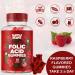 Supplebears Folic Acid Gummies 400mcg - Pregnancy Gummy for Women - 60 Raspberry Flavored Vitamins - Buy Online on GoSupps.com