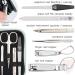 3 Swords Germany - brand quality 8 piece manicure pedicure grooming kit set in mint fashion leather case in gift box - Made by 3 Swords MINT - SYNTHETIC LEATHER - Buy Online on GoSupps.com