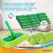 Reusable Microfiber Mop Pads for Swiffer Sweeper - 4 Pack Green | Washable Wet/Dry Cloths for Hardwood Floor Cleaning - Buy Online on GoSupps.com