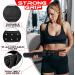 Beast Rage Weight Lifting Belt - Premium Leather Support for Men & Women | 10.2 cm Padded Back | 10 Adjustable Holes | Ideal for Powerlifting CrossFit & Bodybuilding - Black - Buy Online on GoSupps.com