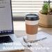 50 Pack 16 oz White Paper Coffee Cup with Black Dome Lid and Kraft Sleeve Combo - Buy Online on GoSupps.com