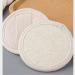 Natural Loofah Face Exfoliator Pads - 100% Handheld Scrubber for Bathing and Showering - Ideal for Spa Facial Cleansing - Men and Women - 2pcs - Buy Online on GoSupps.com