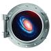 OFISSON Space 3D Wall Stickers - Porthole Galaxy Life Art Sticker 3M for Kids Playroom - Set of 4 (12 Diameter Each) - Buy Online on GoSupps.com