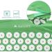 Navaris 2in1 Acupressure Massage Set - Shakti Mat & Pillow with Bag | Green White Needle Mat for Relaxation & Pain Relief - International Shipping Available - Buy Online on GoSupps.com