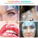 URAQT Body Glitter Gel 3Pcs - Holographic Mermaid Sequins - Sparkling Festival Party Glitter for Face, Body, Hair, and Nails - White, Silver, Pink - Buy Online on GoSupps.com