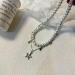Shop Southjieling Luxurious Double-Layer Zircon-Star Trailer Necklace | Elegant Pearl Accents | Unique International Shipping - Buy Online on GoSupps.com