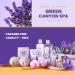 Lavender Bath Bombs Spa Gift Set for Women - 12 Pcs Home Spa Gift Basket by Green Canyon Spa - Buy Online on GoSupps.com