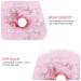 Lusofie 2Pcs Pink Pompom Hair Tie Set - Faux Rabbit Fur Scrunchies for Girls and Women - Buy Online on GoSupps.com