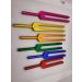 Sacred Solfeggio 6pc Colored Tuning Forks w activator and Pouch - DNA Repair - Blessings Miracles Awakening Liberation - Buy Online on GoSupps.com