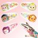 LUV HER Cocomelon Hair Clips For Girls 6pc Magical Confetti Hair Clips with Favorite Cocomelon Character Charms Ages 3+ - Buy Online on GoSupps.com