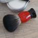 Shaving Brush Holder - Black Plastic with Red/Black Synthetic Hair Brush | International Shipping Available - Buy Online on GoSupps.com