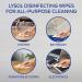 Lysol Disinfecting Wipes To-Go Pack Lemon Scent 15 Count (Pack of 3) - Convenient Travel Size Disinfectant Wipes - Buy Online on GoSupps.com
