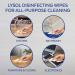 Lysol Disinfecting Wipes - Lemon & Lime Blossom To-Go Flatpack 15 ct. (Pack of 6) - Buy Online on GoSupps.com