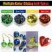30-Color Metallic Foil Flakes for Resin Art, Nail Art & Jewelry Making - Buy Online on GoSupps.com