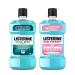Listerine Cool Mint Antiseptic Mouthwash to Kill 99% of Bad Breath Germs and Gum Therapy Mouthwash in Glacier Mint to Help Reverse Signs of Early Gingivitis Convenience Pack 2 x 1 L
