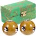 Ultechnovo 10 pc Massage Globe Baoding Balls Set Stress Relief & Fitness Tool for Adults | Metal Massage Roller Balls with Bells - Buy Online on GoSupps.com