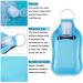 Duufin Hand Sanitizer Keychain Holders Set - 60 Pieces - 30 Reusable Clear Bottles & 30 Holders - Colorful Patternless - Buy Online on GoSupps.com