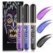 3 Pcs Matte Liquid Glitter Lipstick Stain Makeup Set Diamond Shimmer Lipstick Velvet Matte Lip Gloss Set Long Lasting Waterproof High Pigmented Glitter Lip Stick Halloween Makeup Kit