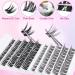TOOCHUNAG Individual CC Curl Lash Clusters - 2 Styles for Natural Volume | DIY Soft Eyelash Extensions - 23G-Natural - Buy Online on GoSupps.com