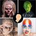 Halloween Makeup Latex Bald Caps & Nylon Wig Caps - 4 PCS Set for Adult Costume Accessory - Buy Online on GoSupps.com