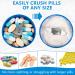 Small Electric Pill Crusher - Hospital Grade Grinder for Elderly & Pets - Fine Powder Pill Mill - Buy Online on GoSupps.com