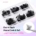 Lash Clusters 72Pcs Eyelash Extension Individual Volume Lashes 10-12-14-16MM D Curl DIY Fluffy Extension by JIMIRE - Cluster Lashes in Boxes - Buy Online on GoSupps.com