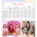 SWOMOG Kids Silk Pyjamas Set - Short Sleeve Satin PJs for Girls Boys, Button-Down Nightwear, Teens Sleepwear, Ages 4-16 - Pink Leaves - Buy Online on GoSupps.com