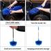 Ceiling Fan Duster with Extension Pole - Cobweb & Corner Brush Cleaning Kit | 2 Duster Heads | 15-100 Inch Long Handle Aluminum Telescoping Pole | Washable (Blue) - Buy Online on GoSupps.com