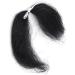 8g Reusable Fake Face Beard Mustache Simulation Film Makeup Special Effect False Beard for Costume Halloween Party Supplies(black)